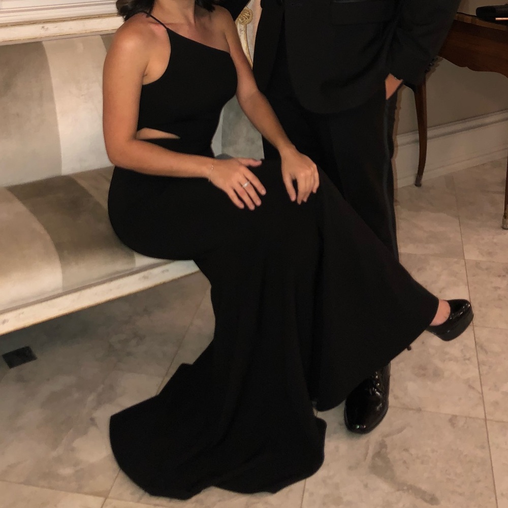 Jay Godfrey - Greyson One-Shoulder Cutout Gown Sz0